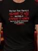 Men's Graphic T-Shirt, Humorous Design Featuring Bold Red Text, 'HIGHWAY To HELL' and 'STAIRWAY To H