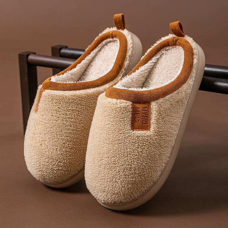 Mode Crestar Vinter Fuzzy Tofflor För Kvinnor Inomhus Bekväma Håll Varma Plysch Platta Slides Mode Dam Mjuka Casual Hemma Tofflor
