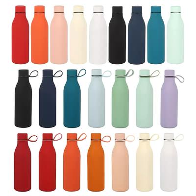 Beautiful Handle Small Mouth Bottle 304 Stainless Steel Thermos Cup Portable Sports Water Cup Gift Cup