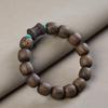Vietnam Nha Trang Natural Agarwood Qinan Buddha Beads Bracelet for Men and Women