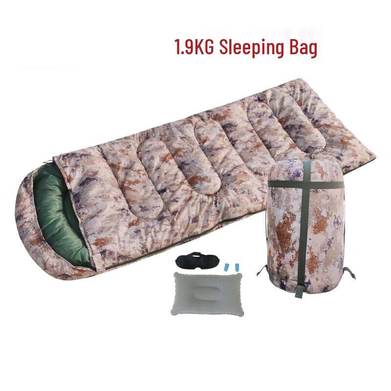 Adult Camouflage Envelope Sleeping Bag