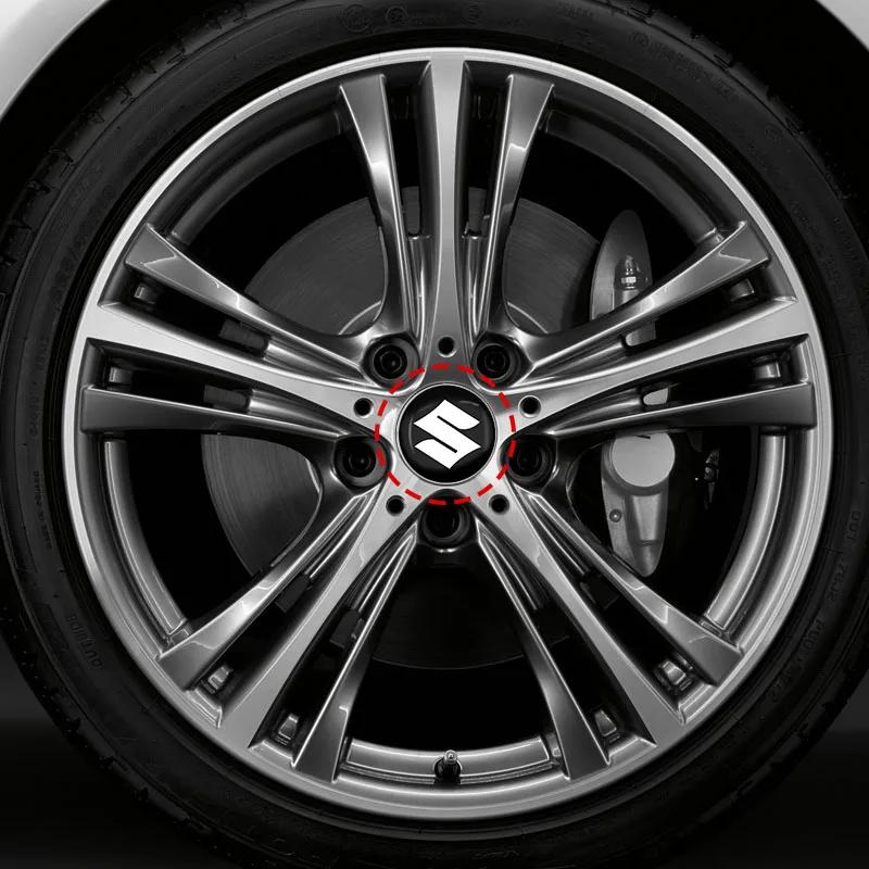 4 Stück 56/60MM Auto Radnabenabdeckungen Schutzkappe Abzeichen Autozubehör Für Suzuki DZire IGNIS Alto Spacia Jimmy VITARA SX4 GW250