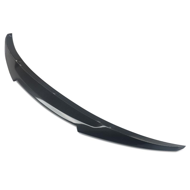 M4 Style Carbon Fiber Look Rear Trunk Spoiler For BMW 4 Series F33 Convertible 2014-2020 ABS Plastic Rear Tail Spoiler Wings