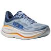 HOKA ONE ONE Bondi 9 Slip Resistant Abrasion Resistant Low top Marathon Long Distance Running Shoes Men's Blue Wide Fit Sneakers 1162013-DNP