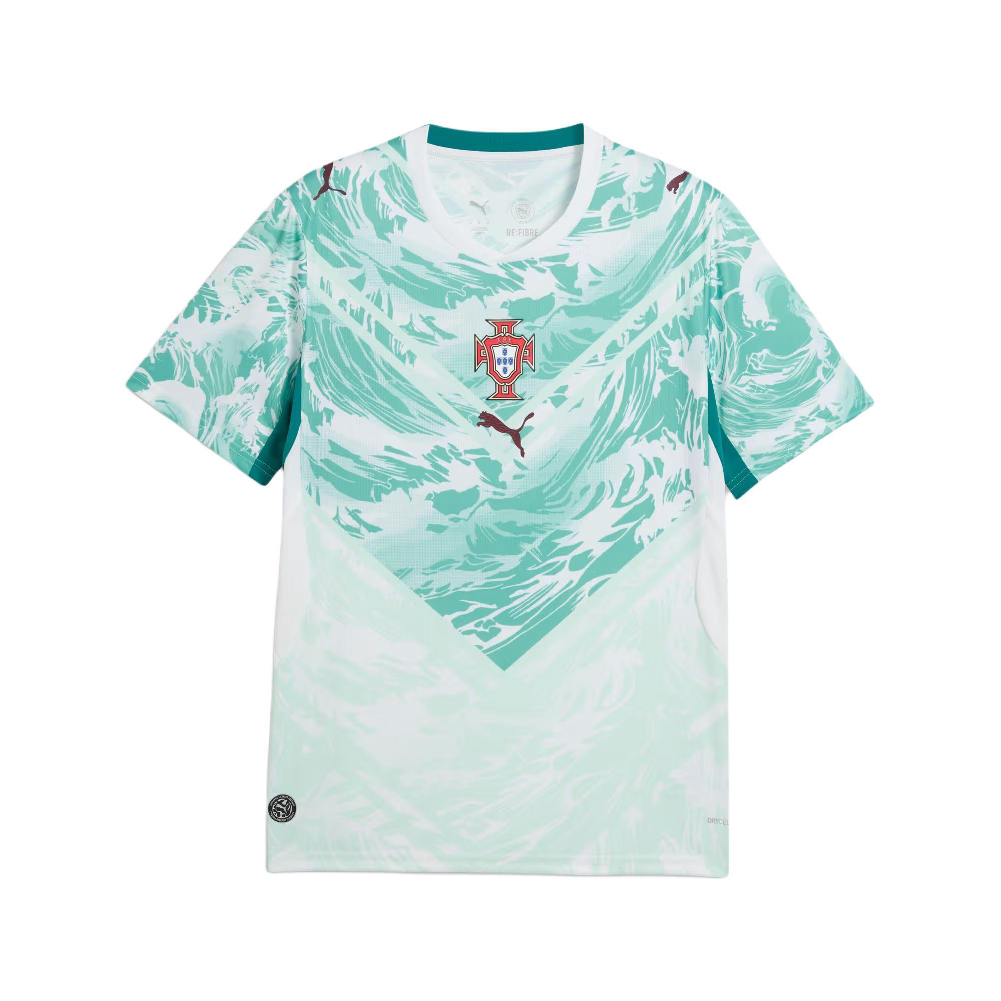 Puma Portugal Away Moisture Wicking Crew Neck Replica Short Sleeve Football Shirt Men tops 783288-02 M