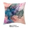 Pillow Cover Soft Texture Easy Care Polyester Abstract Marble Printed Cushion Throw Case Furniture Supplies