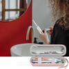 Electric Toothbrush Storage Bag Portable Zippers Travel Case with Compartment Waterproof Travel Organize Bag for Camping