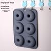 6-Cavity Silicone Donut Cake Mold for Baking