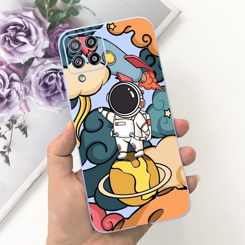 For Samsung Galaxy A22 4G Case A 22 SM-A225F Cover Fashion Marble Funda Soft Silicone Cover on Samsung A22 5G SM-A226B A22s Capa
