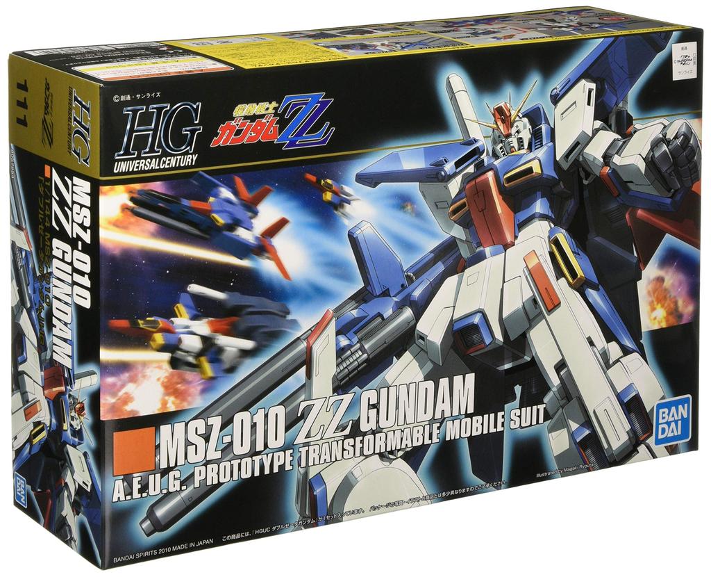 BANDAI SPIRITS HGUC ZZ Gundam Suit ZZ 1/144 (Mobile Gundam)