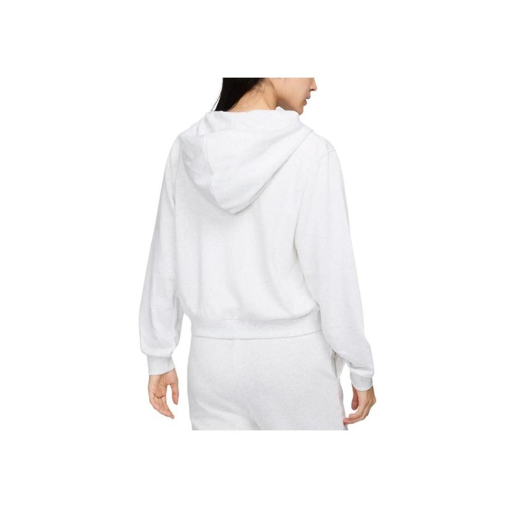 Nike Chill Terry Vienskrāsu Brīvs Ar Rāvējslēdzēju Džempera Jaka Sieviešu Ārējais Apģērbs Bērza-Heather FN2420-051