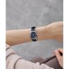 Citizen Q&Q Analog Waterproof Watch Leather Strap VZ89-305 Women's Navy