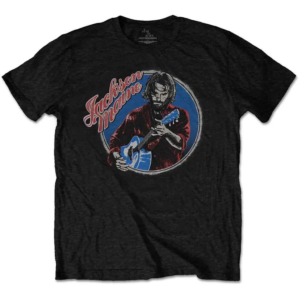Lady Gaga Unisex A Star Born T Shirt, Black, M UK S