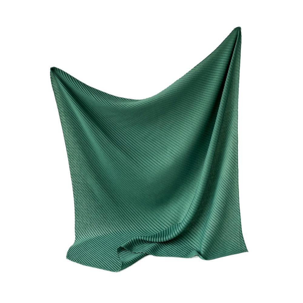 90*90cm Pleated Cotton Linen Square Scarf For Women Muslim Hijab Scarves Shawls Solid Headscarf Wraps Islamic Turban Headband