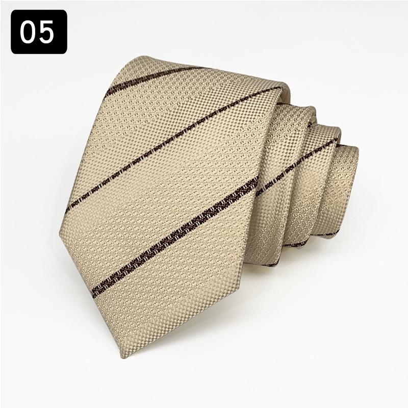

Галстук цвета риса и абрикоса, модная мужская официальная одежда, деловой повседневный модный узор, теплый желтый шампанское золото, ручная работа, ширина 8 см