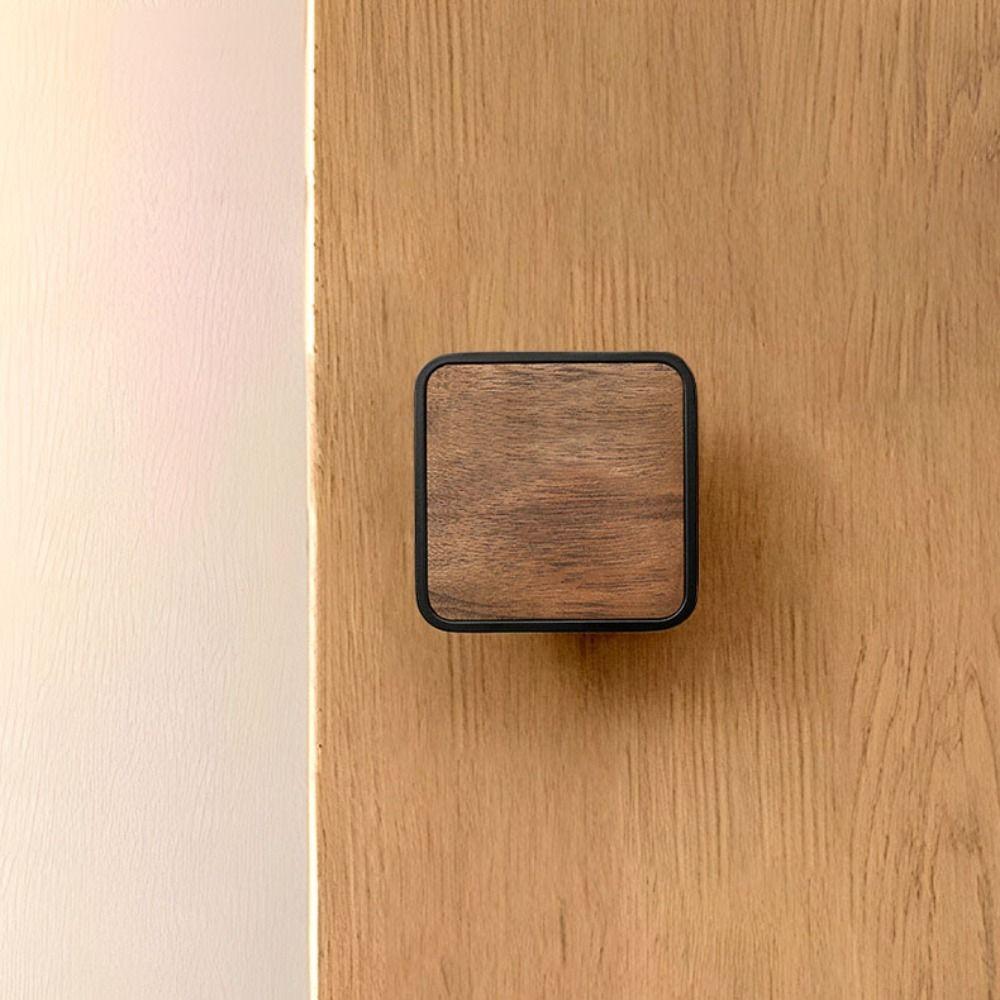 Single Side Single-tongue Lock Walnut Wood Hidden Door Lock Invisible Door Lock Home Furniture