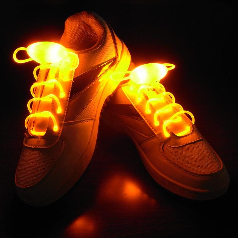 Light Up LED Shoelaces Fashion Disco Party Glowing Night Sports Shoe Laces Shoe Strings Multicolors