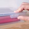 1pc A4 Size Transparent Plastic Storage Box with Hinged Lid, Space Saving Desktop Storage Box for Office and School Supplies, Desktop Storage Box