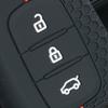 For Renault Captur Symbol Trafic Fluence Koleos 2016-2020 Megane 2017 Silicone 3 Button Car Remote Key Cover Case Shell Holder
