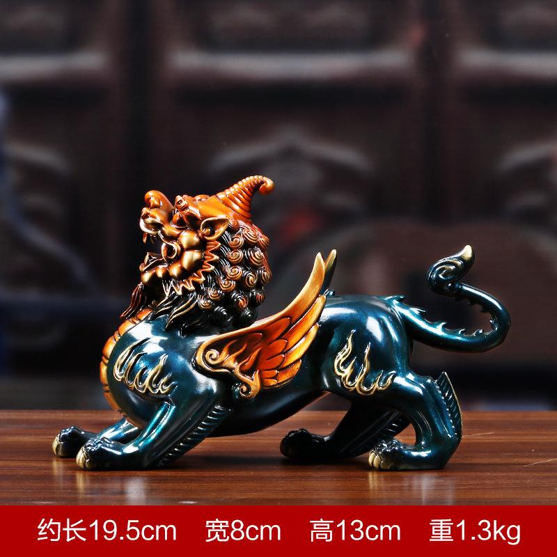 

Feng Shui Copper Pixiu Statues Sculptures Miniatures Statue Ornaments Crafts Home Decoration
