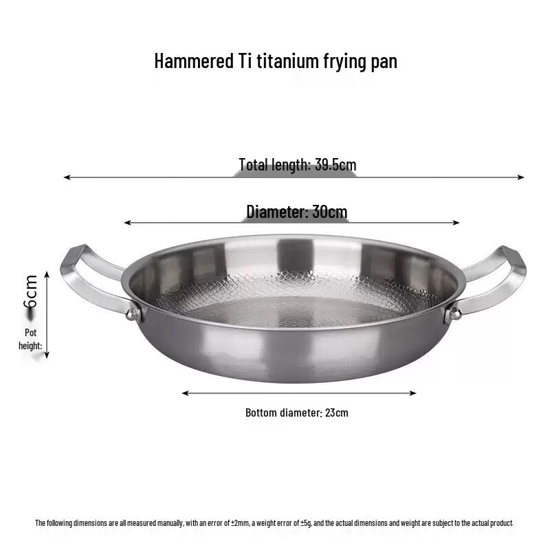 Zhi Shi 30cm Titanium Non-Coated Non-Stick Frying Pan