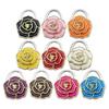 Fashion Flower Shaped Purse Hook Foldable Handbag Hook Table Portable Holder Hanger Handbag Bag Parts Accessories