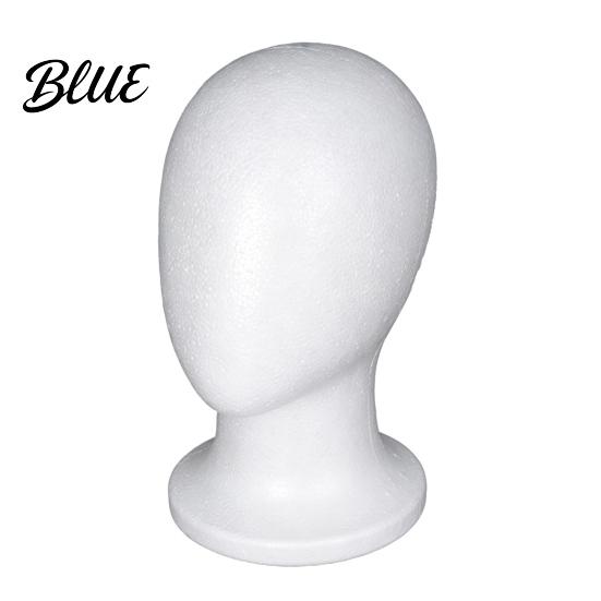 Testa di Manichino per Cappelli in Schiuma, Espositore per Cappelli Maschile Femminile, Modello Leggero, Accessori per la Conservazione di Parrucche, Fabbricazione