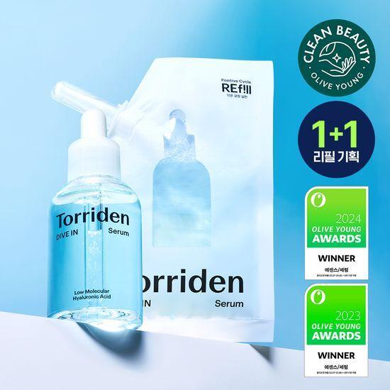 TORRIDEN Dive-in Low-Molecular-Weight Hyaluronic Acid Serum 50ml Refill Plan (+ 50ml Refill Pack)