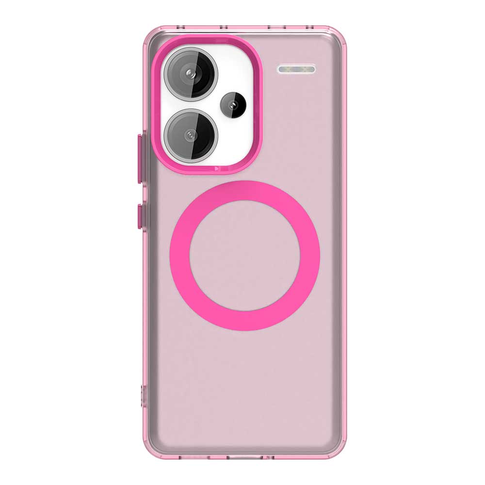 For Redmi Note 13 Pro Plus 5G Case Magnetic Wireless Charge Funda Redmi Note 13 Pro+ Plus Coque Matte Translucent PC Back Cover