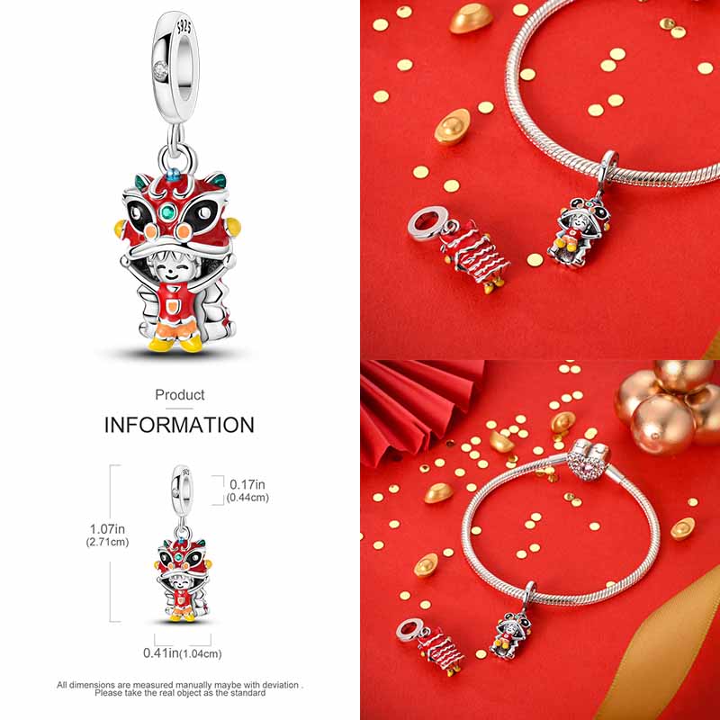 925  Silver Plated Elephant Sunflower Devil Eyes Christmas Tree Snowflake Charms for Women DIY Jewelry Anniversary Gifts