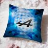 A-Alpines Automobiles Cushion Cover Premium Comfort Reversible Pillow Cove -Two in One Design for Any Room & Car Interior