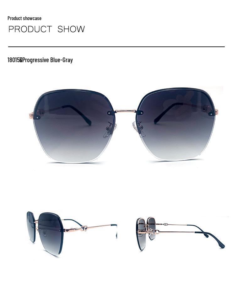 

Сверхлегкие безободковые солнцезащитные очки DR.LOLLY с защитой от УФ-лучей и совместимостью с линзами для близорукости