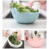 Kitchen Drain Basket Fruit Bowl Plastic Rice Washing Bowl Colander Rice Bowl Strainer Basket Homes Kitchen Organizers