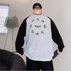Bărbătesc Larg Cu Imprimeu Gât Rotund Hanorac Casual Sportiv Rezistent la Șifonare Calitate Superioară Moale Pulover Mânecă Lungă