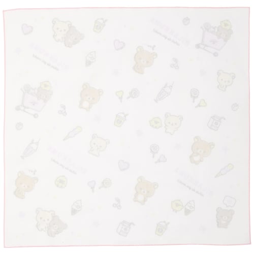 San-X Rilakkuma Lunch Napkin, Shopping, Cream, CH43603