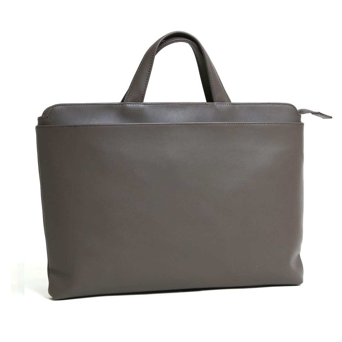 

Tryon A4 genuine cow leather tote bag SA122 dark gray [TRION] сірий колір