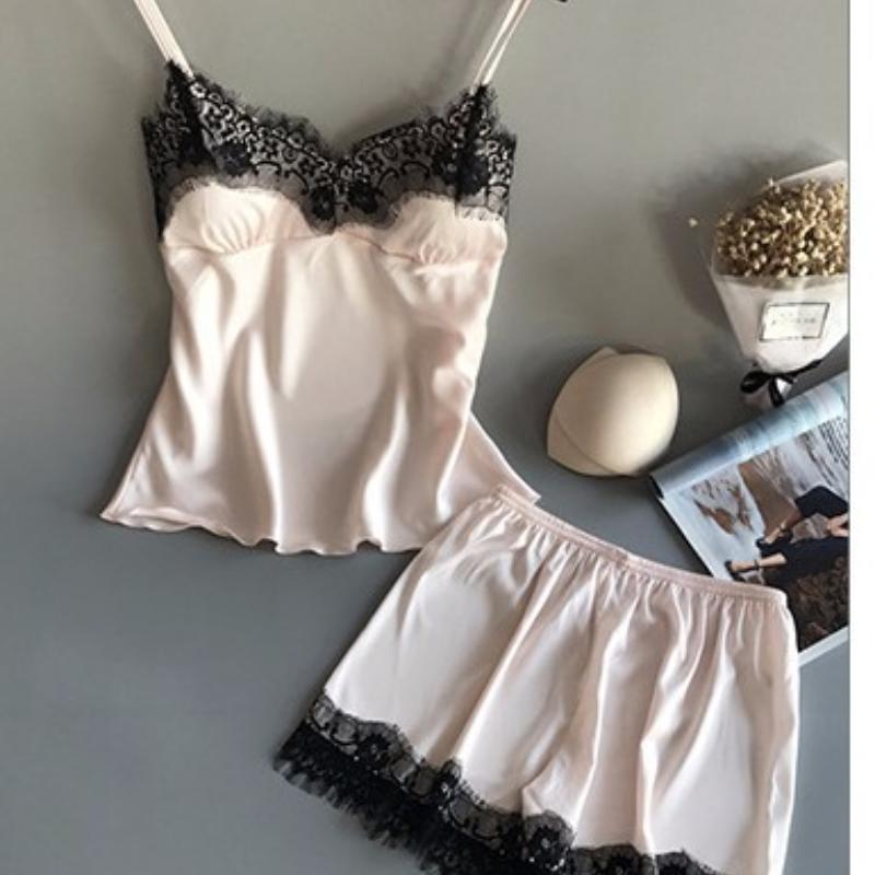 Ästhetische Sinnliche Shapewear Spitze Dessous Nachtwäsche Damen Einfarbig Sexy Offener Schritt Schlank Pyjama Weiblich Aushöhlen Transparentes Mesh Kurzes Nachtkleid