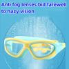 Children's Swimming Goggles, Large Frame, High-definition Waterproof and Anti Fog Diving Swimming Equipment, Professional Swimmi