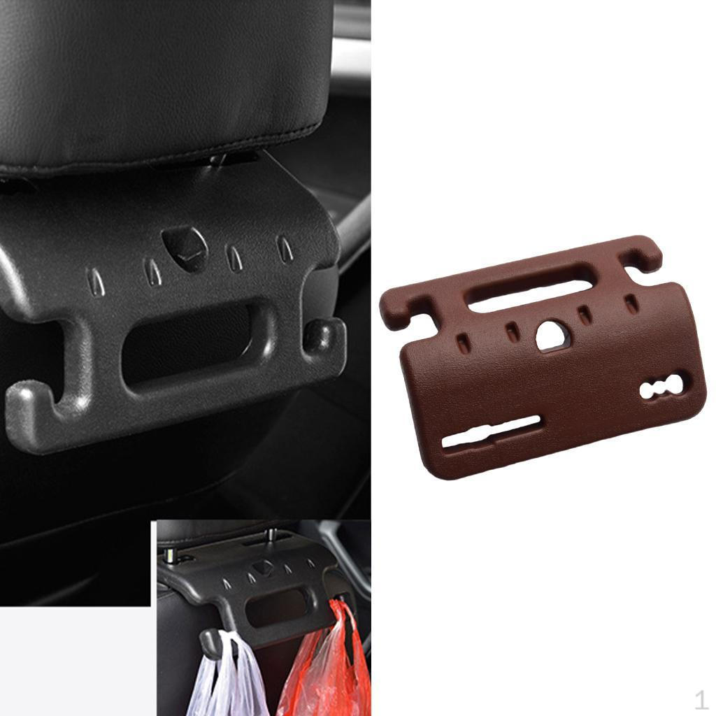 

Back Armrest Purse Groceries Multi-Functional Organizer Holder Car Backrest Clothes Rack Hook Pocket кофейный