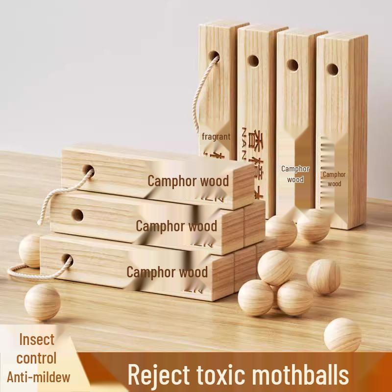 Natural Camphor Wood Anti-Mold & Insect Repellent Wardrobe Block