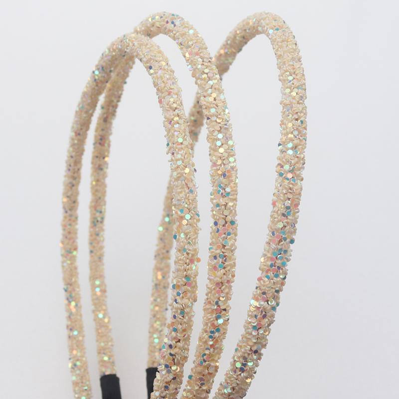 3 Piece Girls Glitter Hair Accessories Kids Soft Hair Bands Headbands Children Party Hairbands