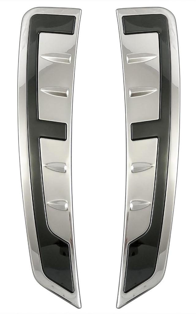 BRIGHTZ GR Yaris MXPA12 GXPA16 Early Super Mirror Stainless Plated Fender Duct Panel 2PC MXPA 12 GXPA 16 [AIR-LOU-022]