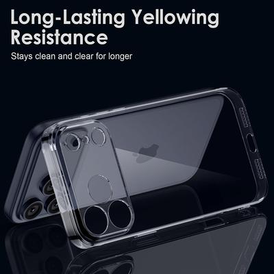 Ultra Slim Clear TPU Case for iPhone 17 Pro Max Cover Shockproof Crystal Case for iPhone 17 Air Lens Full Camera Protection Capa