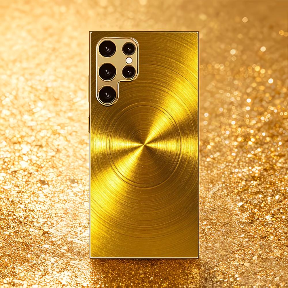 Fashion Atmosphere Simplicity High-end Electroplating Glass PhoneCase for Samsung Galaxy S26 S25 S24 S23 S22 S21 FE,Ultra,Plus