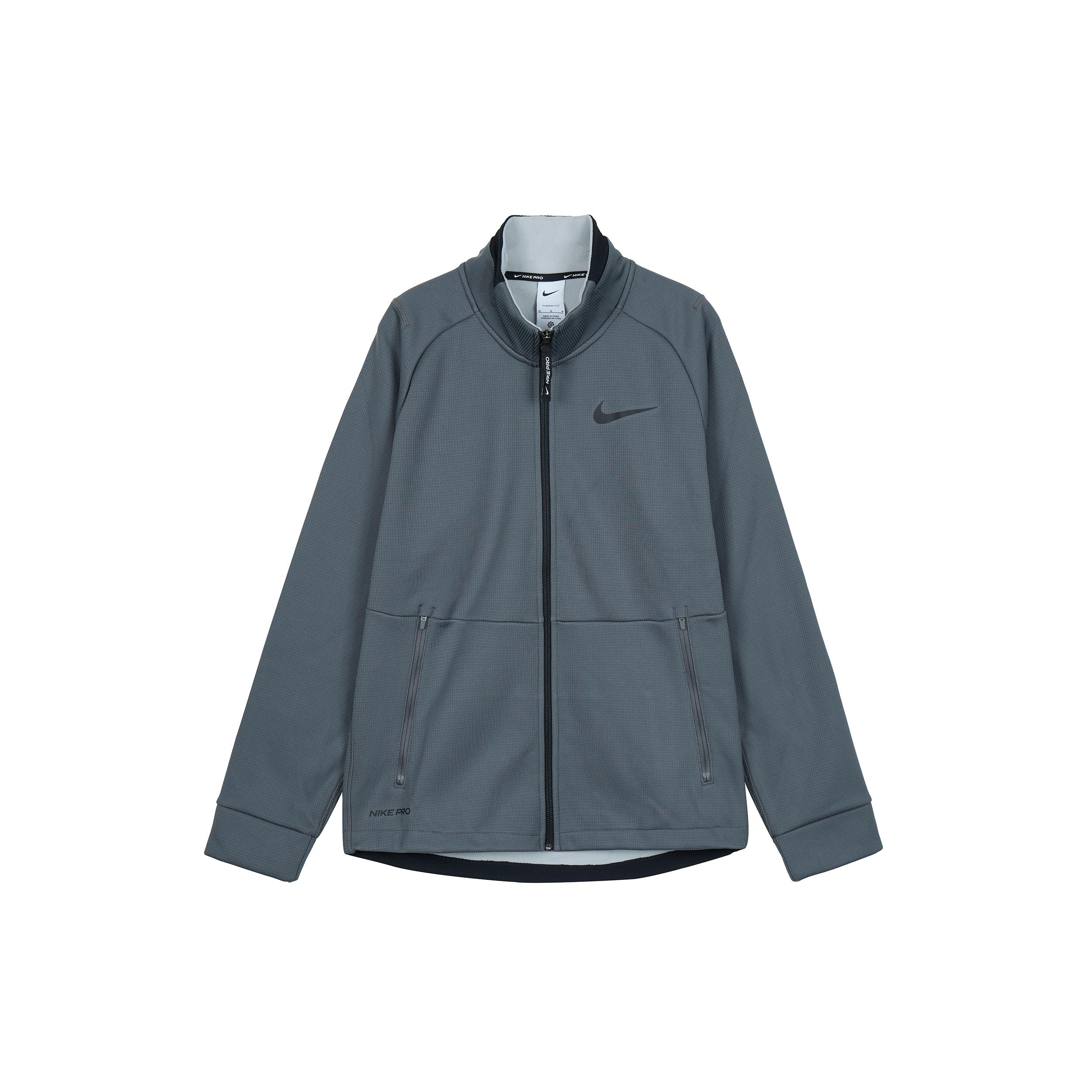 Куртки Nike Мужские Серые С воротником-стойкой Умеренные Другие DM5941-068 M
