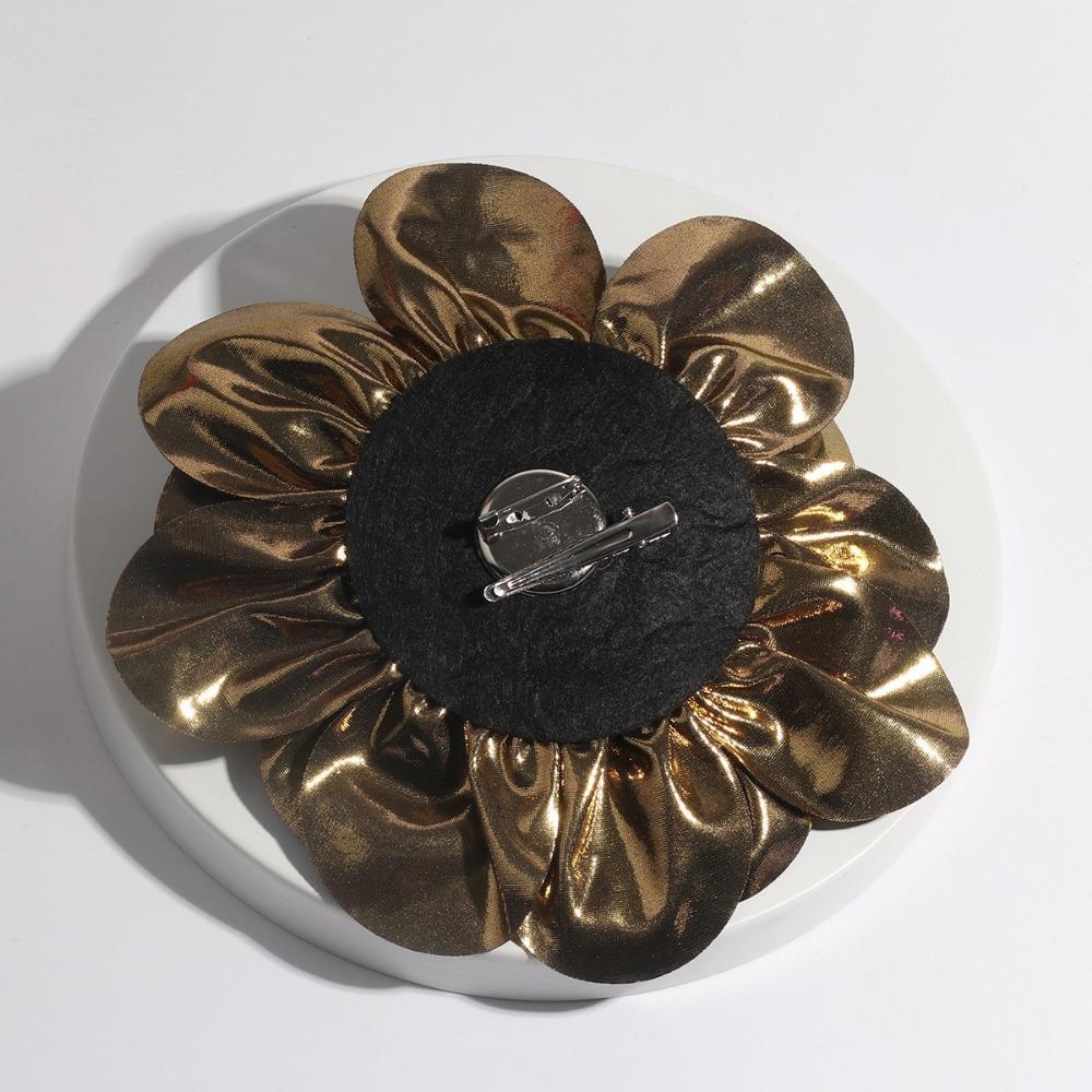 Broche Exagerado de Flor de Rosa con Alfiler Flor de Pecho Accesorios para Ropa Joyería de Fiesta para Mujeres