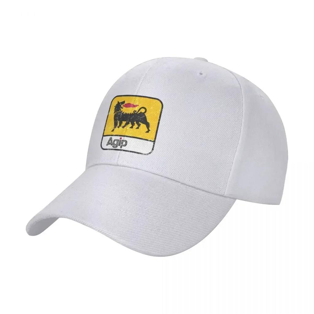 AGIP Oil Company Vintage Italy Baseball Cap Fashionable Luxury Man Hat Icon Horse Hat Male Womens