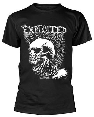 Tričko Exploited Mohican Skull