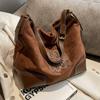Large Capacity Bag Women's Bag 2025 New Fashion Autumn and Winter Suede Shoulder Shopping Bag High-end Commuter Tote Bag