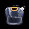Flexible Capacity Water Bag from 1L to 10L for Camping and Everyday Needs